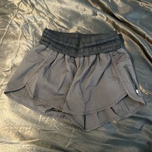 Black Lululemon shorts size 6